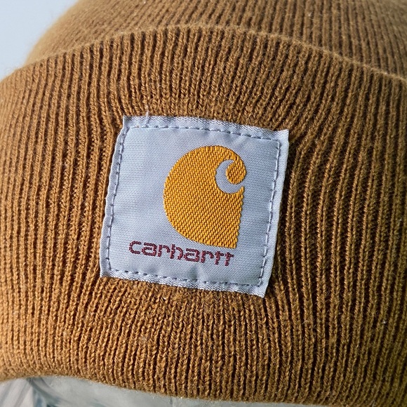 Carhartt Brown Knit Beanie - Picture 2 of 6